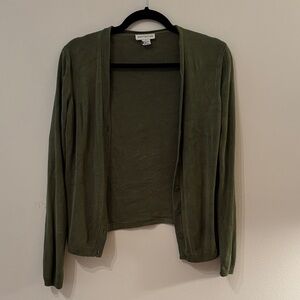 Vintage Ann Taylor Olive Green Cardigan